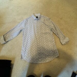Armani Exchange Men's Long Sleeve Slim Fit Button Up Size small